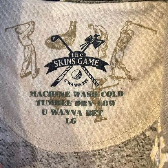 The Skins Game Men's Floral Hawaiian Polo Shirt Multicolor Size L - Picture 4 of 6